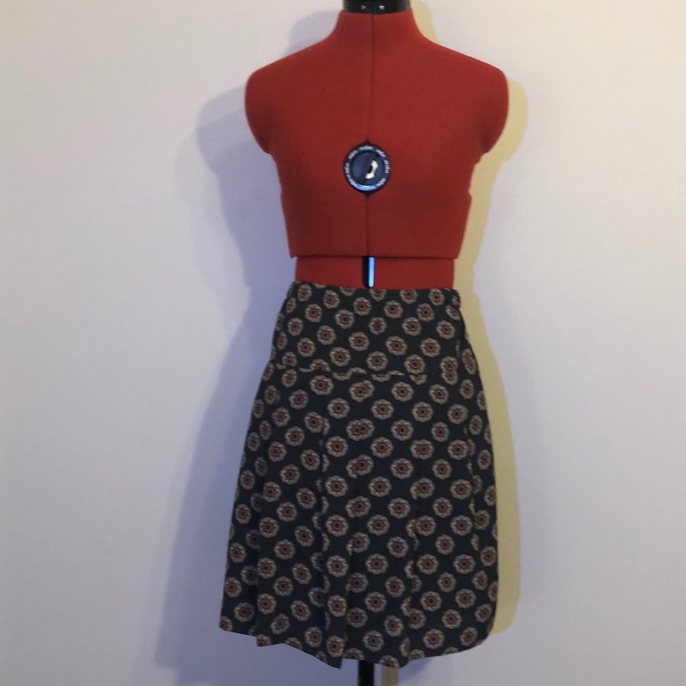 Floral Gray Skirt